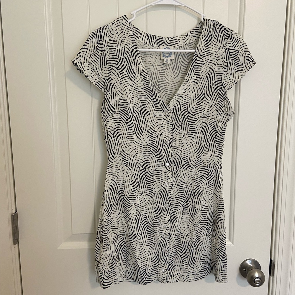NWOT | Blue Rain women’s button front minidress —‎ XS